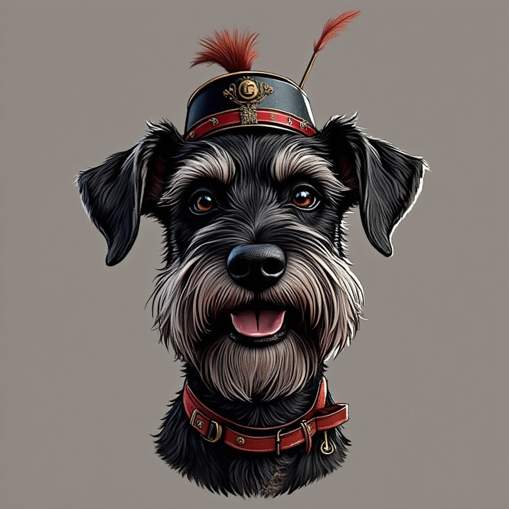 ai fantasy dog website logo